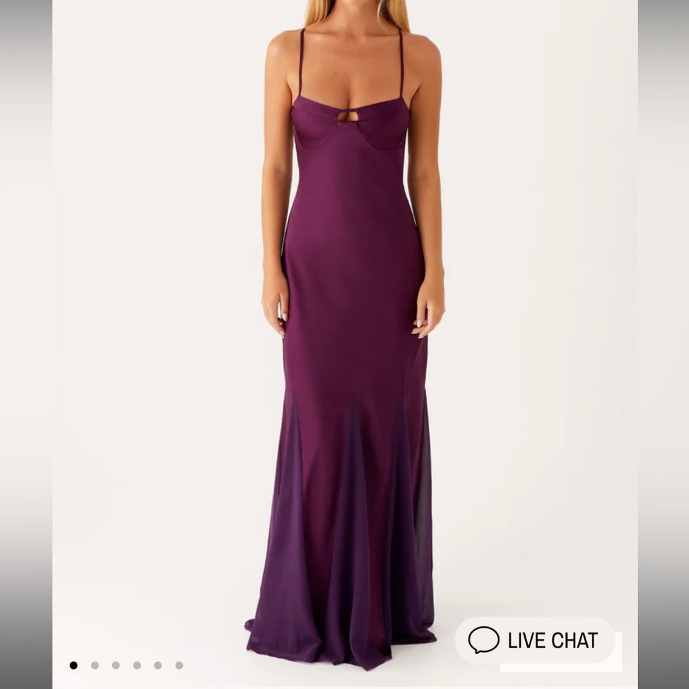 Peppermayo Exclusive - Ravello Maxi Dress -
Mulberry - Picture 2 of 5